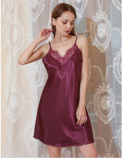 Night Wear Summer Sleep Dress Sleeveless Sexy Ladies Pajamas